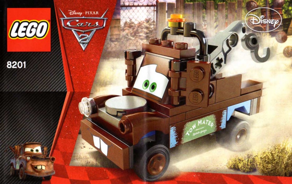 Notice de montage du Lego 8201 - Martin (Cars 2)