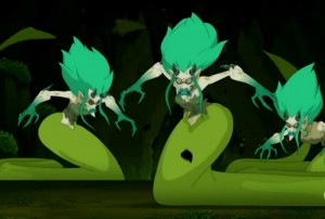 Les bellaphones se transforment en monstre (Wakfu)