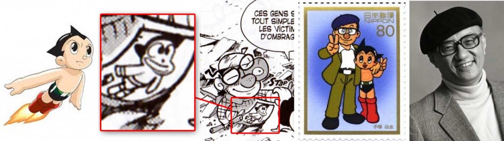 Ce personnage est Osamu Tezuka l'auteur de Astro le petit Robot