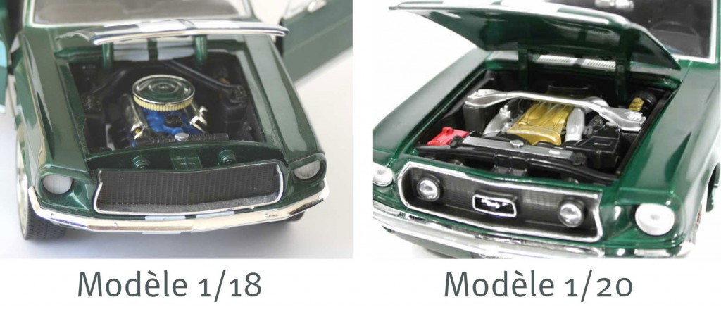 Le fabriquant a aussi produit une miniature au 1/24ème dont le moteur est bien celui de la Nissan