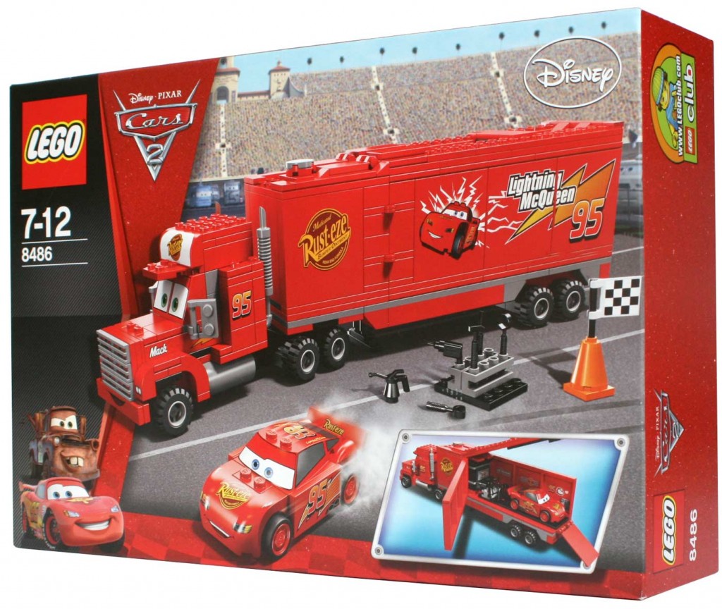 Packaging Lego 8486 : Mack & Flash Mc Queen (Cars)