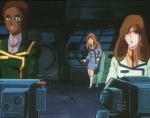 La passerelle du SDF-1 ne contenait que des femmes à part le capitaine (Robotech)