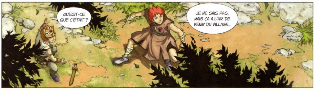 Maskemane enfant et Bravor (Wakfu)