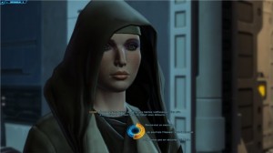 Star Wars : The Old Republic écran de choix de dialogue