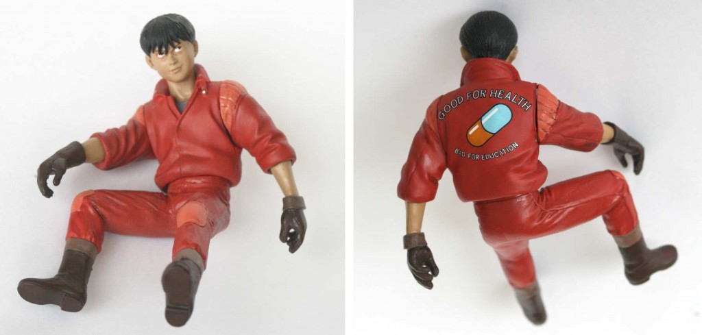 La figurine de Kaneda sans sa moto (Bandai)