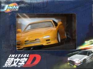 Droite du Packaging Initial D : Mazda RX 7 FD3S - ech 1/18 (Jada Toys)