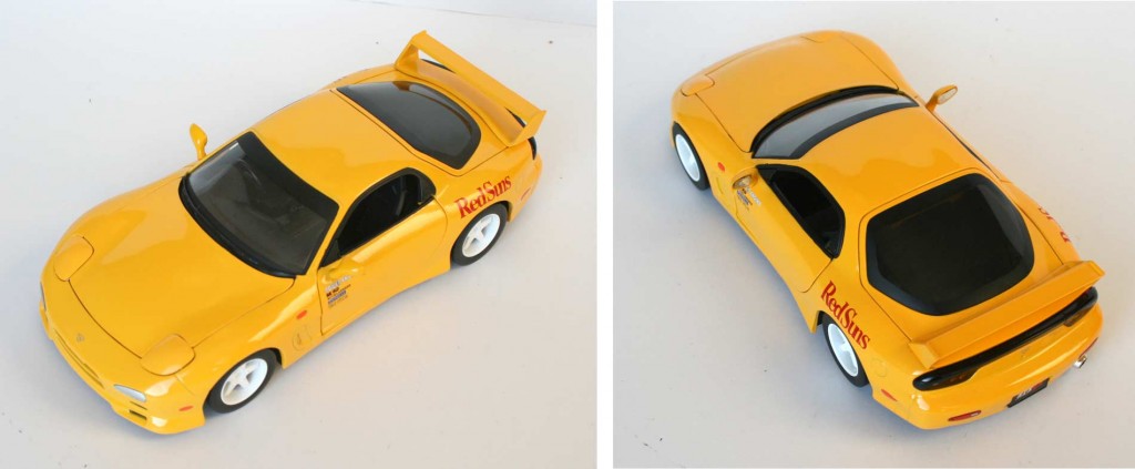 Initial D : Mazda RX 7 FD3S - ech 1/18 (Jada Toys) - plongée