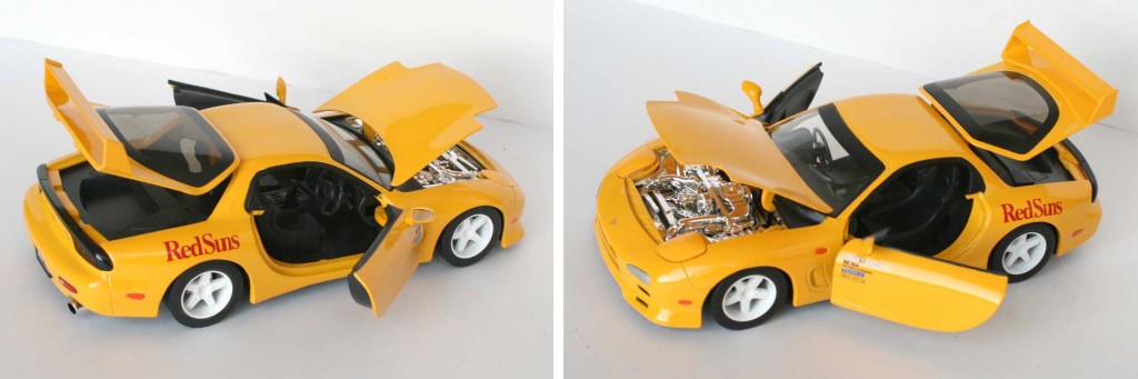 Parties mobiles Mazda RX 7 FD3S - ech 1/18 (Jada Toys) - Initial D