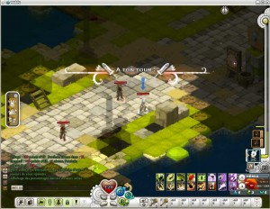 Les combats sont similaires à ceux de Dofus (Wakfu)