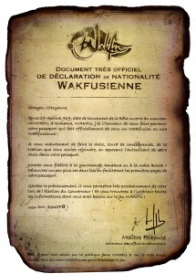 affiche annonçant la beta de Wakfu