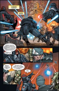 Page 1 du comics Star Wars : The Old Republic le sang de l'empire