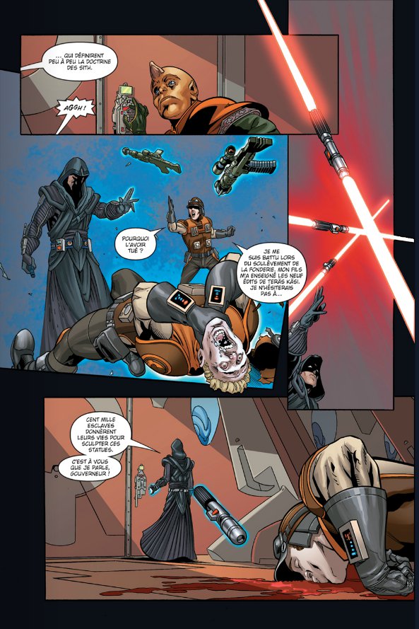 Page 4 du comics Star Wars : The Old Republic le sang de l'empire