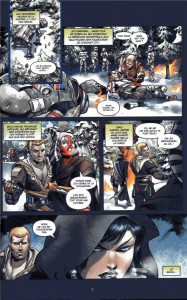 Page 1 du comics Star Wars : The Old Republic - Soleils perdus