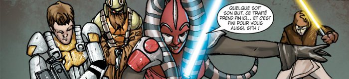 Dar'nala se prépare à attaquer Dark Baras et Dark Angral et ainsi casser le traité de paix de Coruscant
