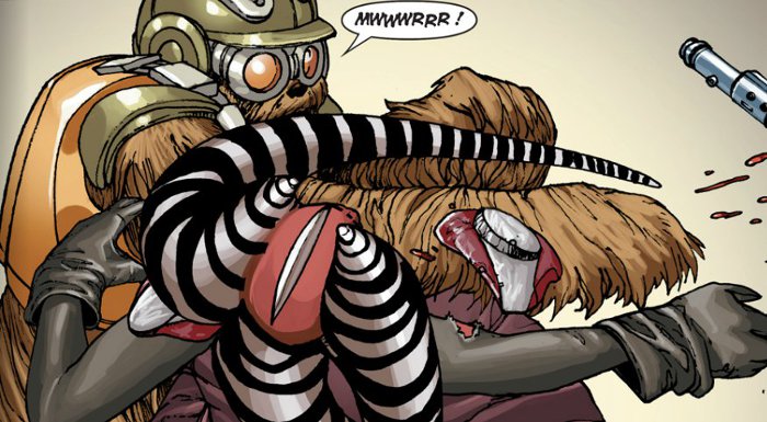 Le Wookie tue Dar'Nala
