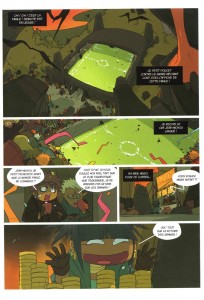Page 1 du comics Numéro 4 de Boufbowl (Wakfu)
