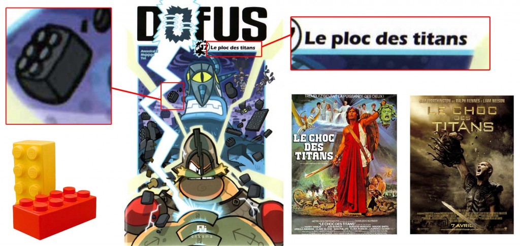 Le titre fait référence au Choc des Titans (Dofus)