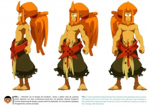 Model Sheet de Goultard (Wakfu)