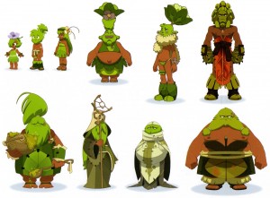 Sadida Model Sheet (Wakfu)