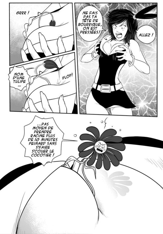 Pouvoir de soin de Flo'z très fan service (Manga head-trick Tome 5)