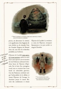 Page 2 de la description de l'épreuve de lucidité des Jedi d'après le manuel du Jedi (Star Wars)