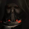 Visage de Dark Malgus pendant le sac du temple Jedi de Coruscant dans Star Wars : The Old Republic