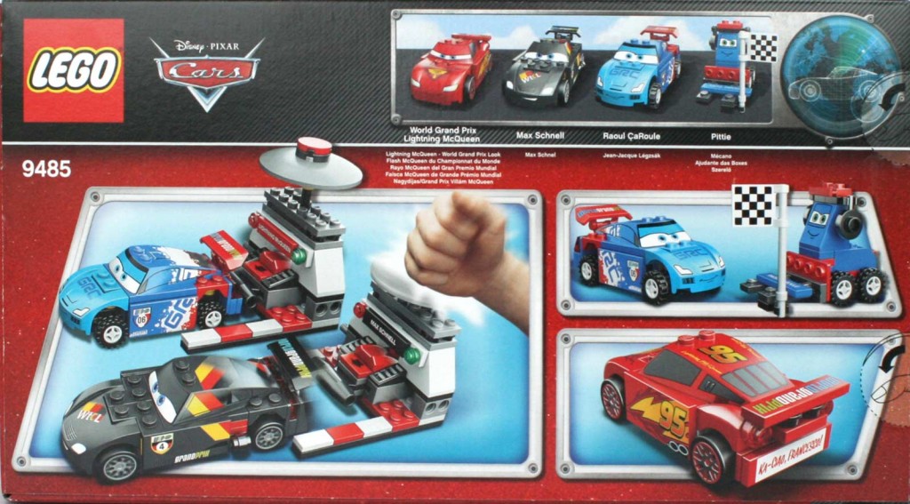Packaging dos - Lego 9485 - Ultimate Race Set (Cars 2)