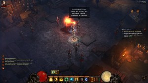 Léah tente de contrôler la pierre d'âme sombre dans Diablo 3 mais les démons se réveillent