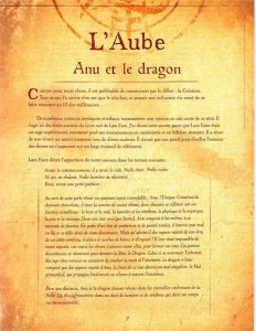 Page 1 sur la cosmonogie du monde de Diablo (livre de Cain - Diablo)