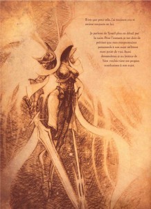 Illustration d'Auriel, l'ange de l'espoir (livre de Cain - Diablo)