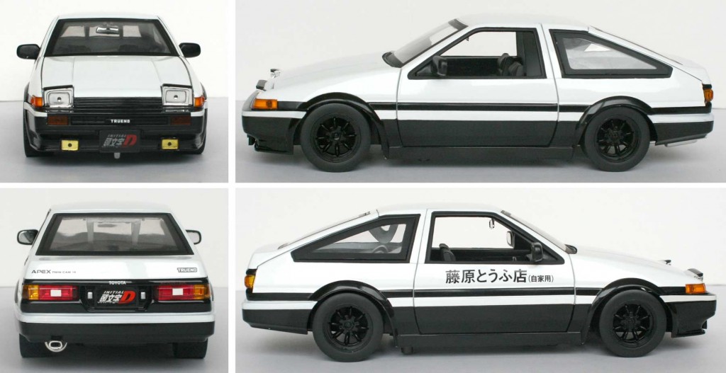 Initial D : Toyota Trueno AE 86 die cast - ech 1/18 (Jada Toys)