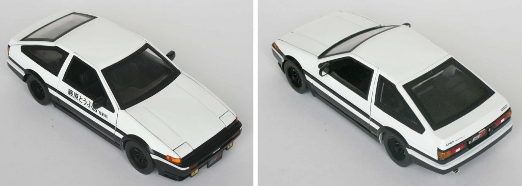 Toyota Trueno AE 86 d'initial D (die cast - ech 1/18)