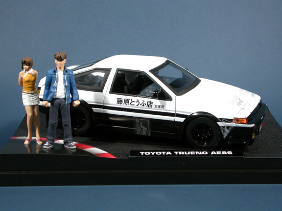 Initial D : Toyota Trueno AE 86 - ech 1/18 (Jada Toys)