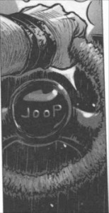 Ombre conduit une Joop (à la place de Jeep) dans Freaks' Squeele tome 4