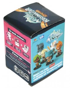 Packaging dos de la figurine Krosmaster de Gaspard Fay le Steamer (Wakfu AFF 1.1)