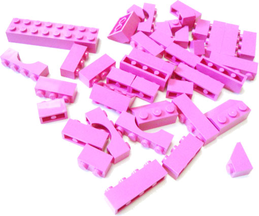 lego rose pour fille