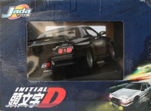 Packaging latéral de la Nissan Skyline GTR R32 d'Initial D (Jada Toys)