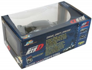 Dos du Packaging de la Nissan Skyline GTR R32 d'Initial D (Jada Toys)