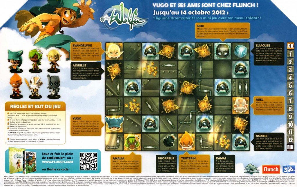 Plateau de jeu Krosmaster Wakfu disponible chez Flunch