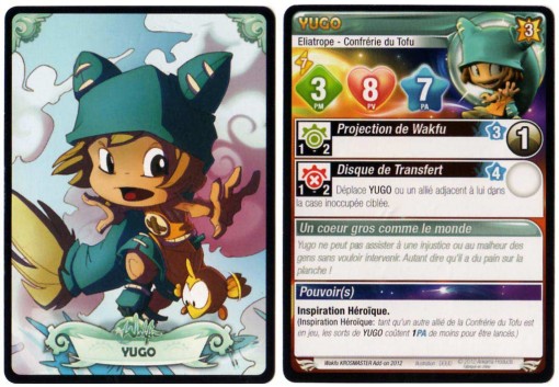 Carte de la figurine Yugo  (Krosmaster - Wakfu - Dofus)