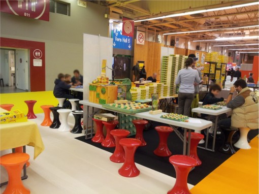 Le Hall Jeu à Kid Expo avec des créateurs de jeux de sociétés