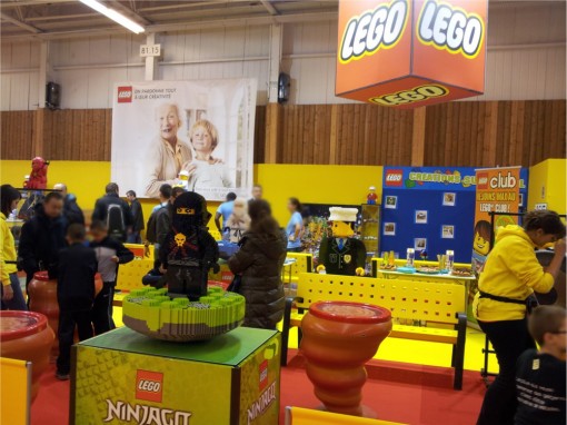 Photo du stand Lego sur Kid Expo