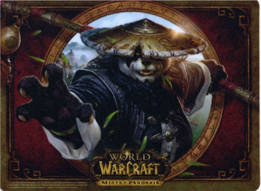 Tapis de souris avec Chen fourni avec le coffret collector de Mists of Pandaria (World of Warcraft)
