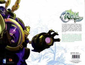 Quatrième de couverture de l'art book Wakfu - Tome 9