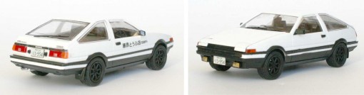 Initial D : Toyota Trueno AE 86 - ech 1/24 (Aoshima)