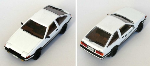 Initial D : Toyota Trueno AE 86 - ech 1/24 (Aoshima)