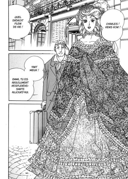 Page du manga Madame Bovary ( Yumiko IGARASHI)