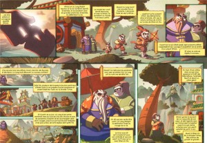 Page 4 de la BD Warcraft : Perle de Pandarie