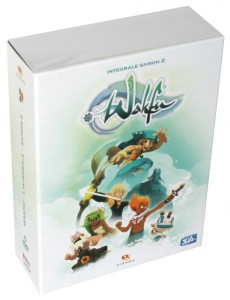 Packaging de la Box DVD Wakfu saison 2 avec la figurine de Goultard Krosmaster