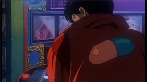 Dos de la veste de Kaneda au début du film Akira